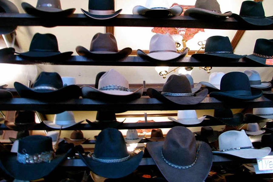 cowboy hats Virginia City Nevada