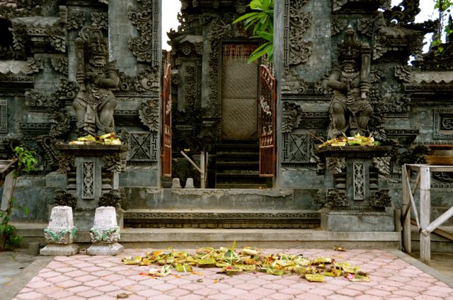 Balinese temple entrance in Jinbaran