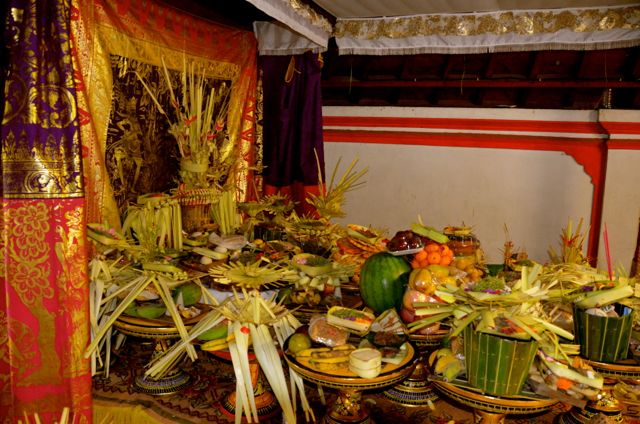 Offerings for Infant's Ceremony in Jinbaran