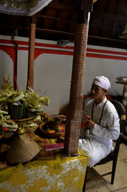 Holy man in Bali