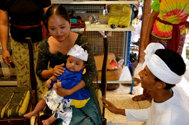 Mother and Infant in Jinbaran