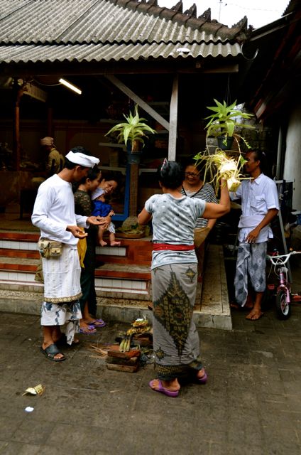 Balinese purification holy water