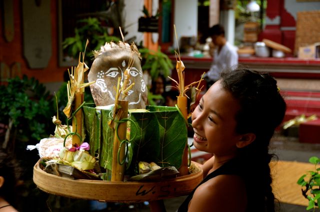 Offering in Jinbaran for Infant and Mother Purification