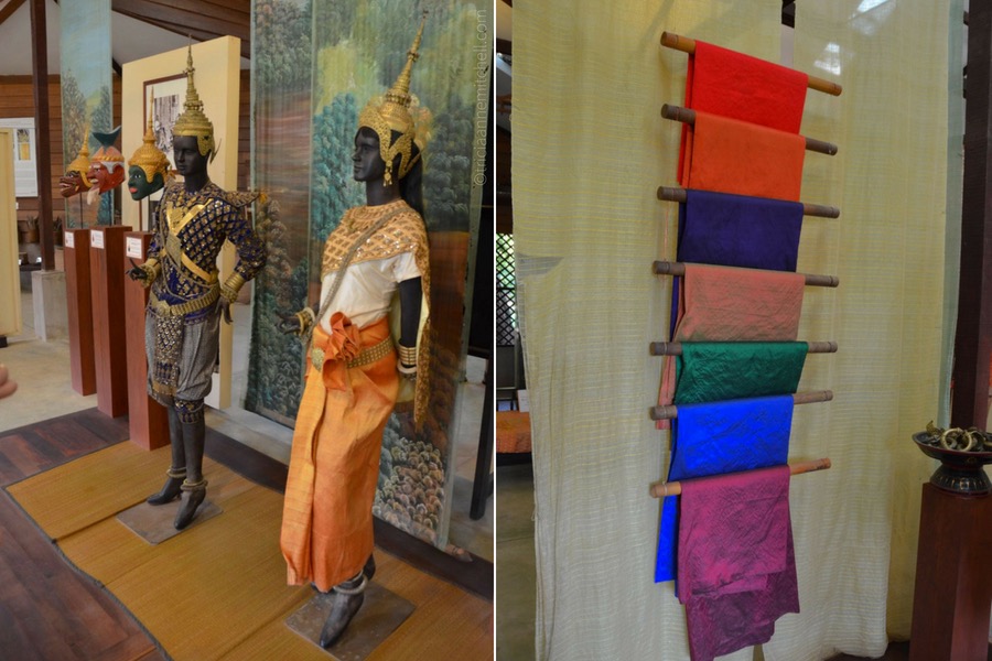 Cambodian silk traditional Khmer dress