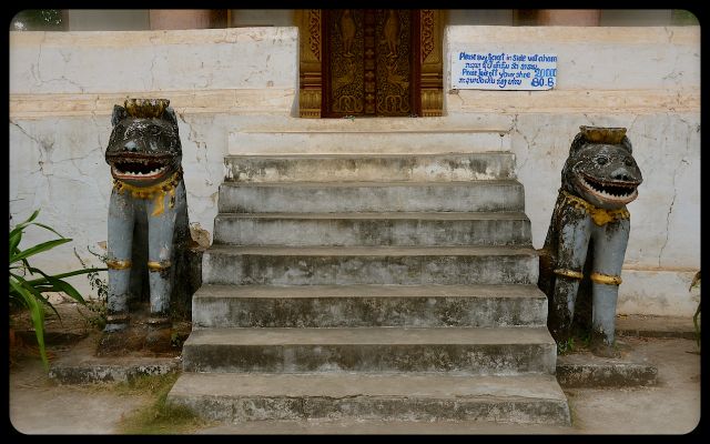 Wat Guardian Figures in Luang Prabang
