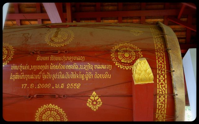 Drum at Luang Prabang Wat