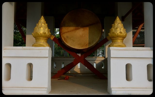 Drum Storey at Luang Prabang Temple