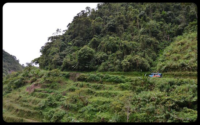 Jeepney en route to Batad Rice Terraces