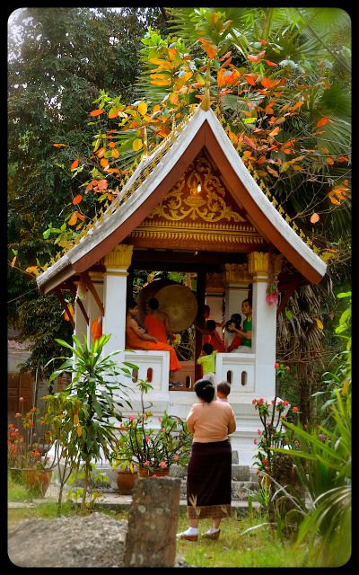 Drum Storey in Luang Prabang Wat