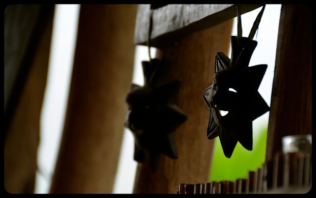 Wood Carvings at Batad Guesthouse