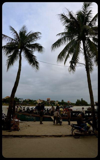 Hoi An Streetscape with Palm Trees Hoi An Streetscape with Palm Trees