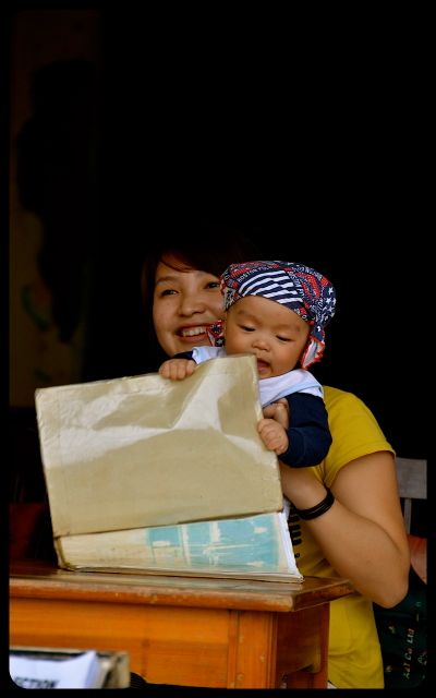Baby mouthing menu in Hoi An Vietnam Baby mouthing menu in Hoi An Vietnam