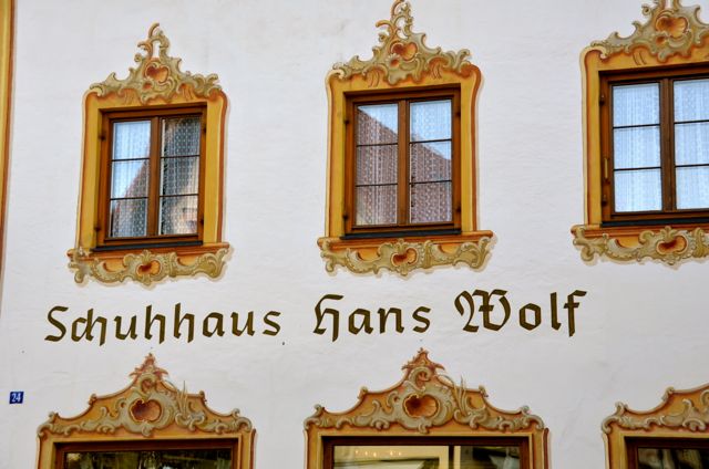 Oberammergau building with fresco