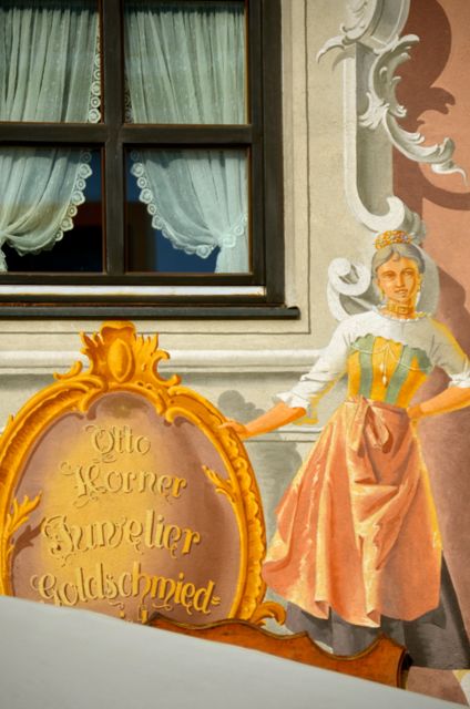 Oberammergau Goldschmied Fresco