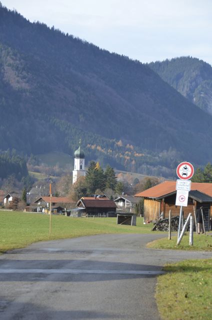 Oberammergau Mountain Scene