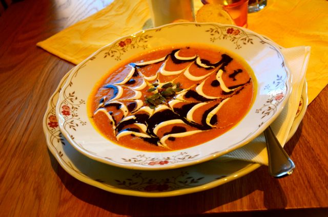 Gluten free soup in Oberammergau restaurant