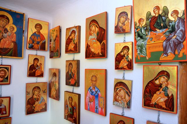 Byzantine icon workshop in Kastraki Dimitrios Moulas22