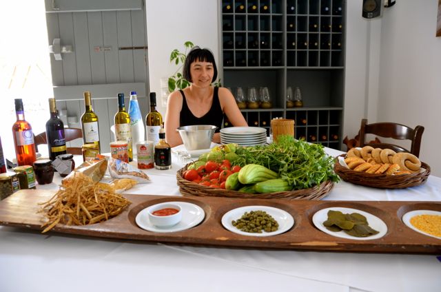 Santorini Restaurant Wine Food Cooking Class Selene Greece26