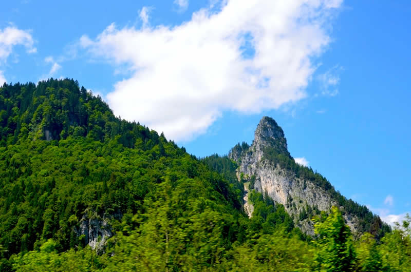 Kofel Mountain Oberammergau Germany 