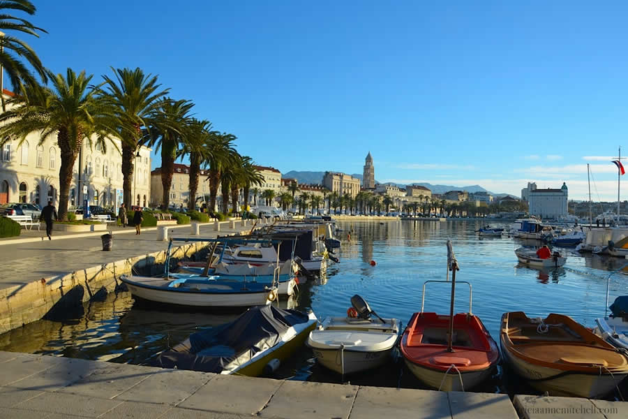 Split Croatia Riva and Boats
