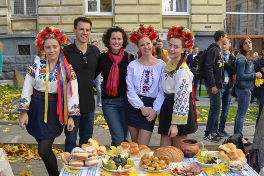 Lviv Ukraine traditional dress