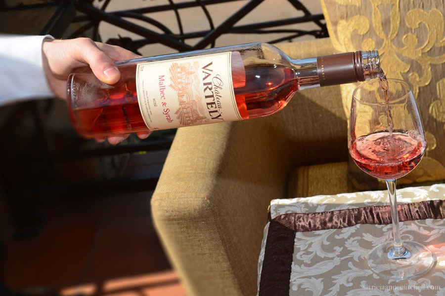 Moldovan Wine Chateau Vartely Malbec and Syrah Rose