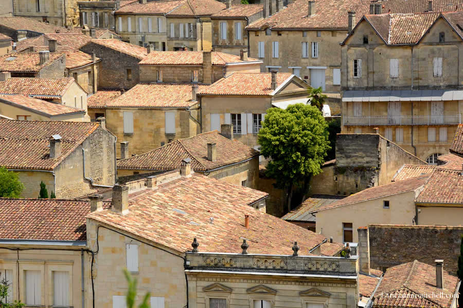 Saint Emilion Rooftops and Homes