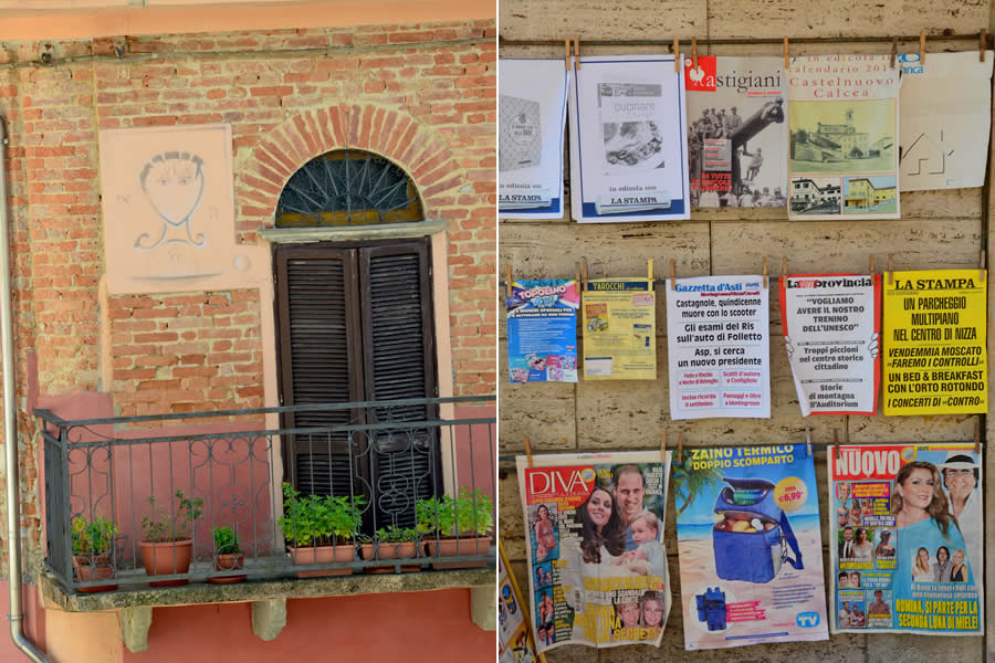 Details in Castelnuovo Calcea Italy