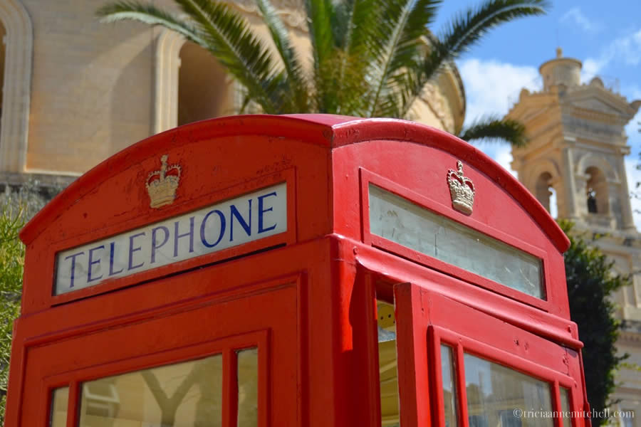 Phone Booth in Mosta Malta