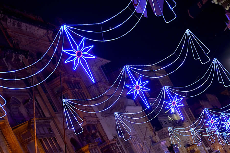 Valletta Malta Christmas Decorations
