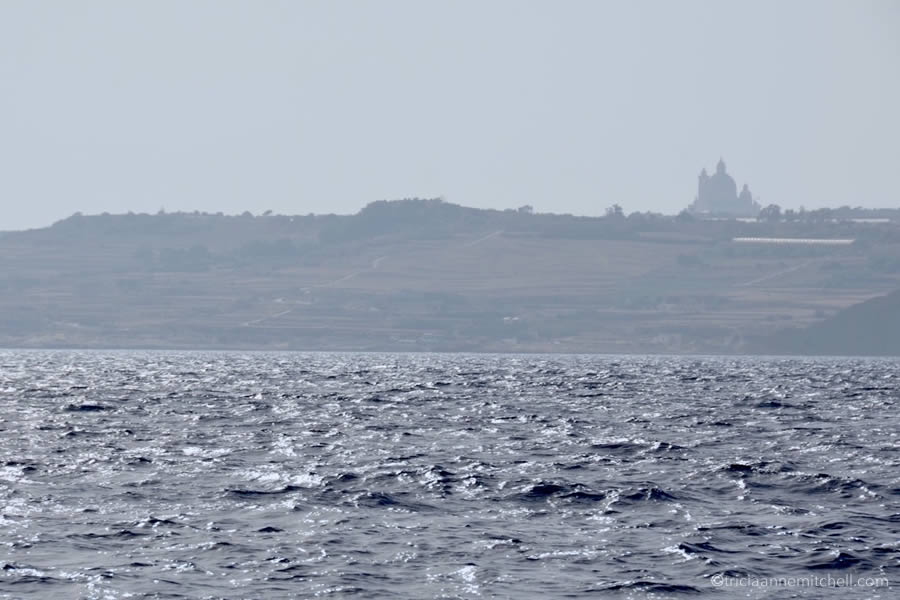 Gozo Malta from the Sea Sailboat