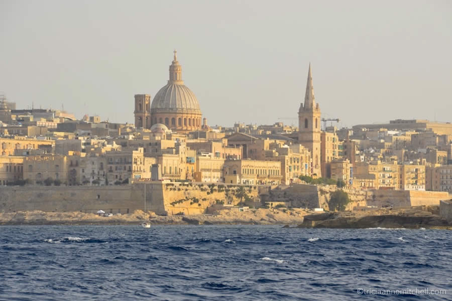 Valletta Malta Skyline from the Sea