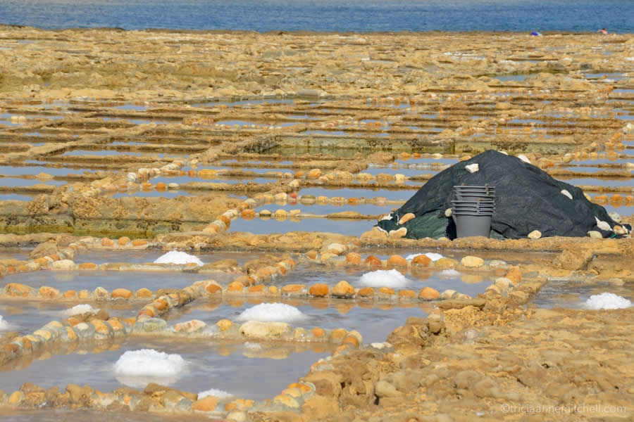 Malta Mounds of Sea Salt Pans Gozo