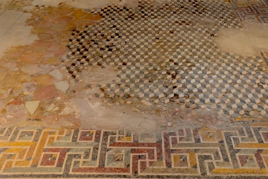 Roman mosaic Domus Romana Rabata Mdina Malta