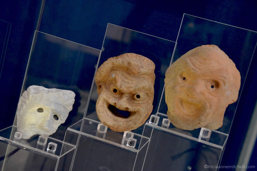Roman Villa Malta Tragedy Comedy Masks