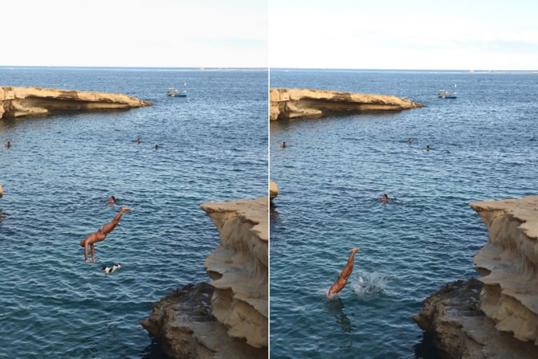 Malta’s Cliff-Diving Dog Captures Hearts Around the World – Travels ...