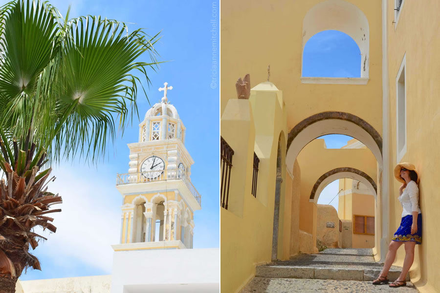 Santorini Street Scene