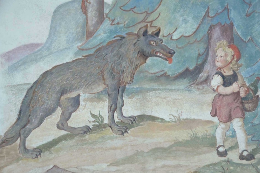 On the exterior of Oberammergau's 